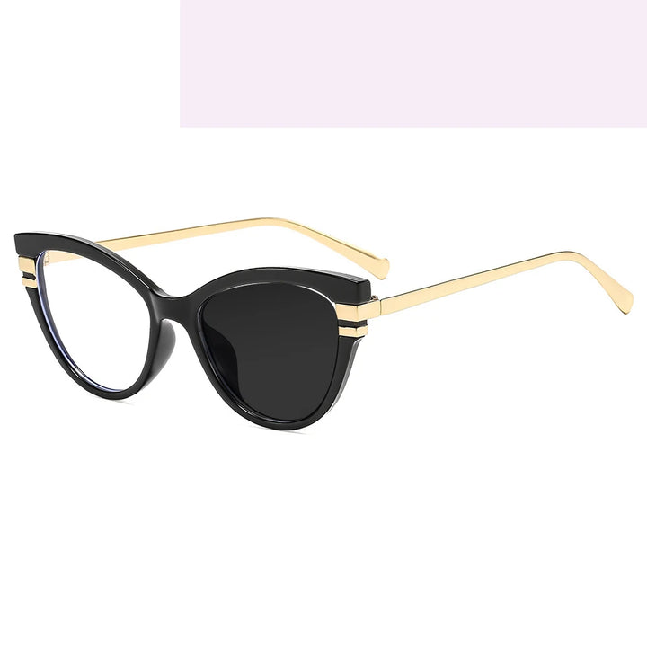 Kocolior Women's Full Rim Cat Eye Tr 90 Alloy Photochromic Reading Glasses 726947