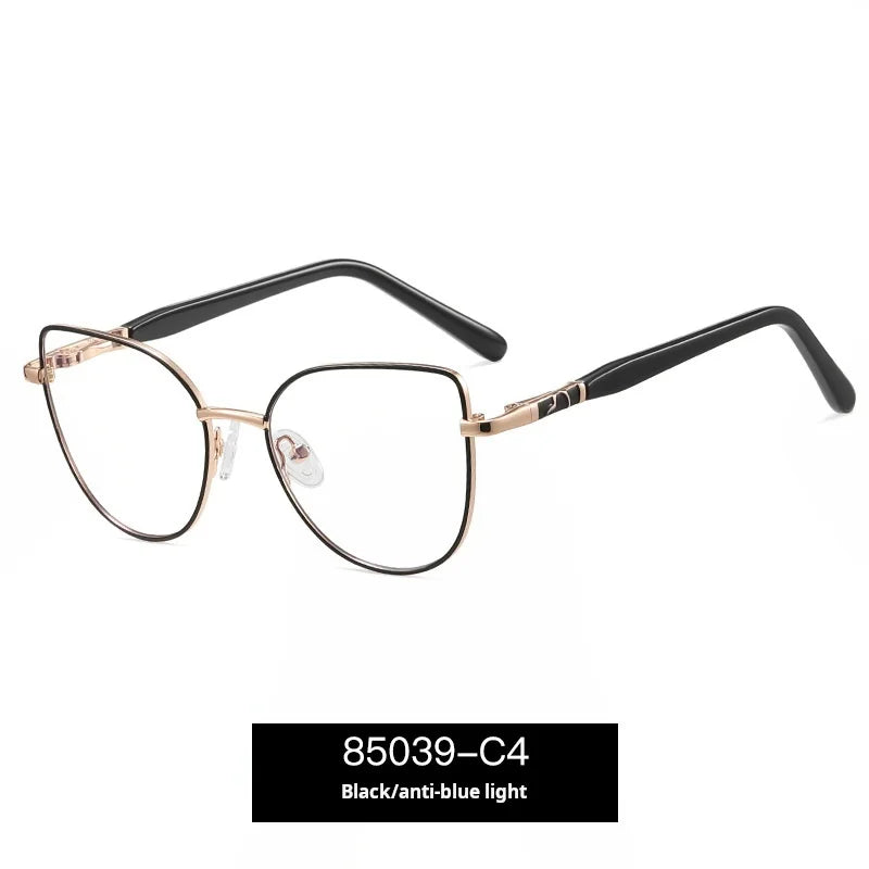 Xbora Unisex Full Rim Classic Pure Titanium Eyeglasses 85039 — view 6 | Xbora at FuzWeb