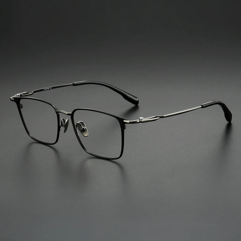Muzz SH0064 men's square IP titanium prescription eyeglasses — view 5