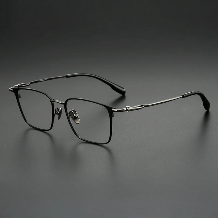 Muzz SH0064 men's square IP titanium prescription eyeglasses — view 5