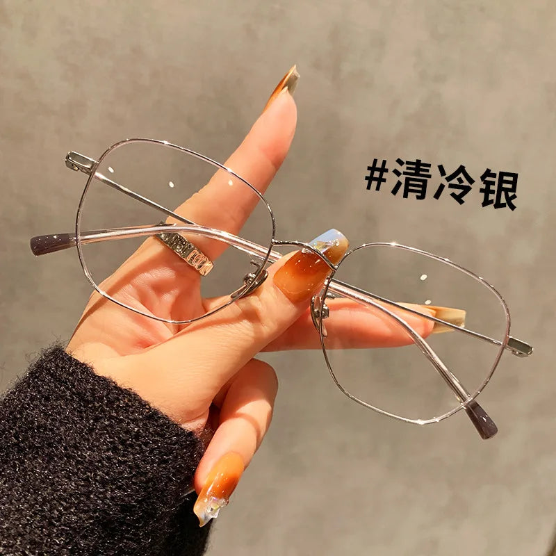 Zirosat Women's Full Rim Square Titanium Eyeglasses 355001