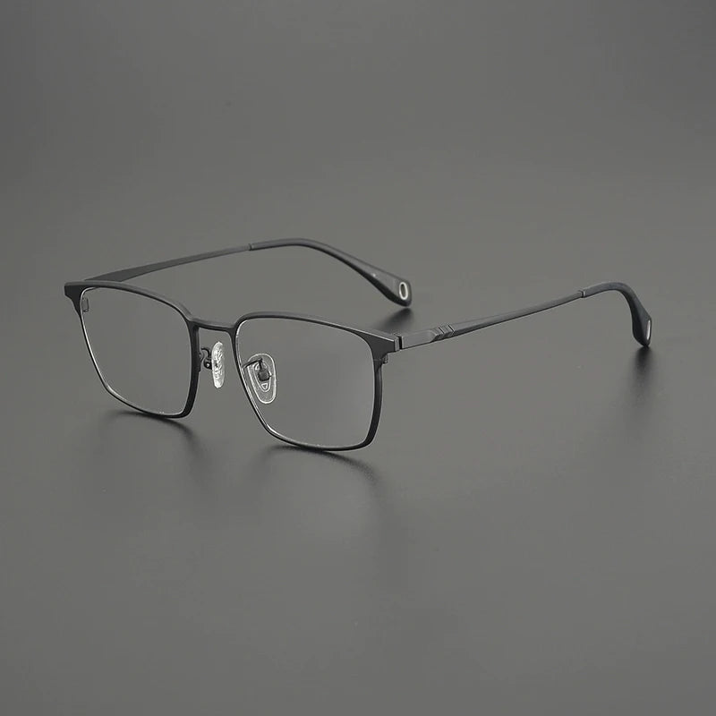 Gatenac Women's Full Rim Flat Top Square Titanium Eyeglasses G85856
