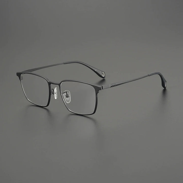 Gatenac Women's Full Rim Flat Top Square Titanium Eyeglasses G85856