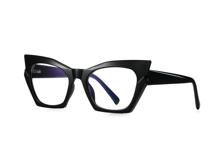 Vicky Unisex Full Rim Tr 90 Titanium Cat Eye Reading Glasses 2158 Reading Glasses Vicky PFD2158-C1 Prescription custom 