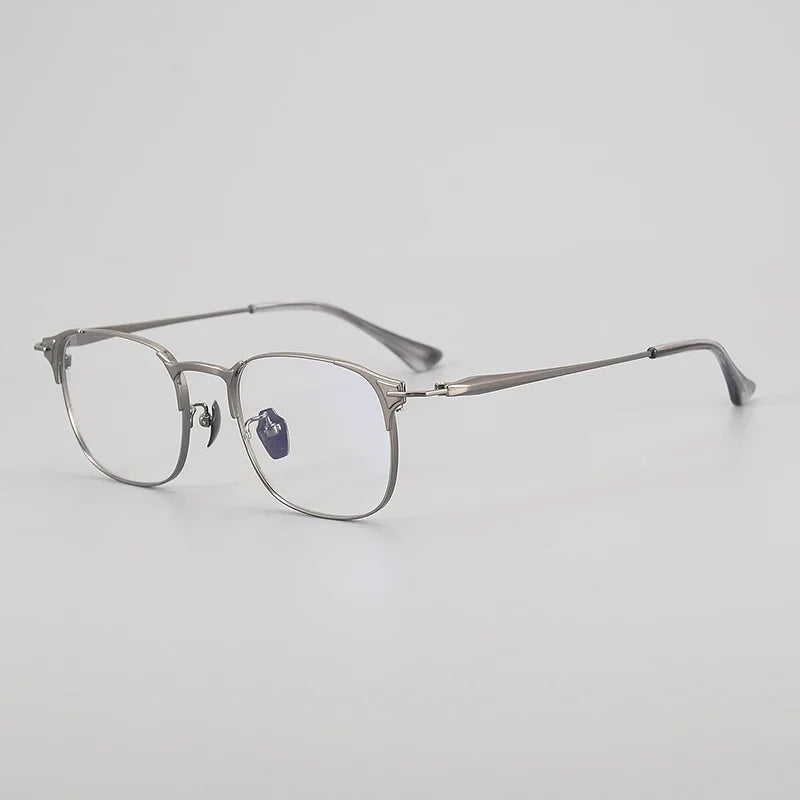 Aror Men's Full Rim Square Titanium Eyeglasses 94484 Full Rim Aror C3