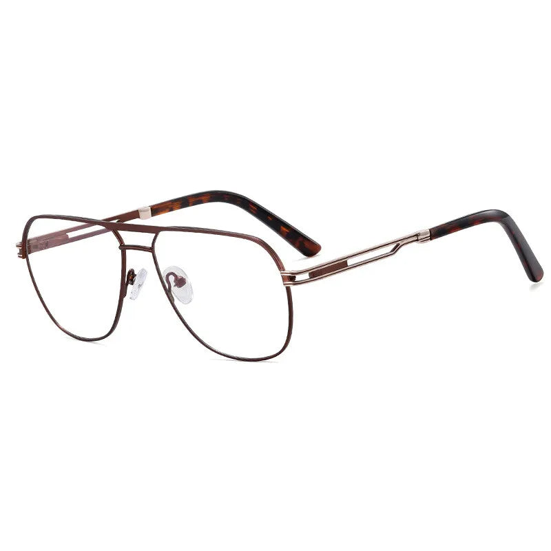 CCspace Women's Full Rim Oval Double Bridge Tr 90 Titanium Reading Glasses 312739