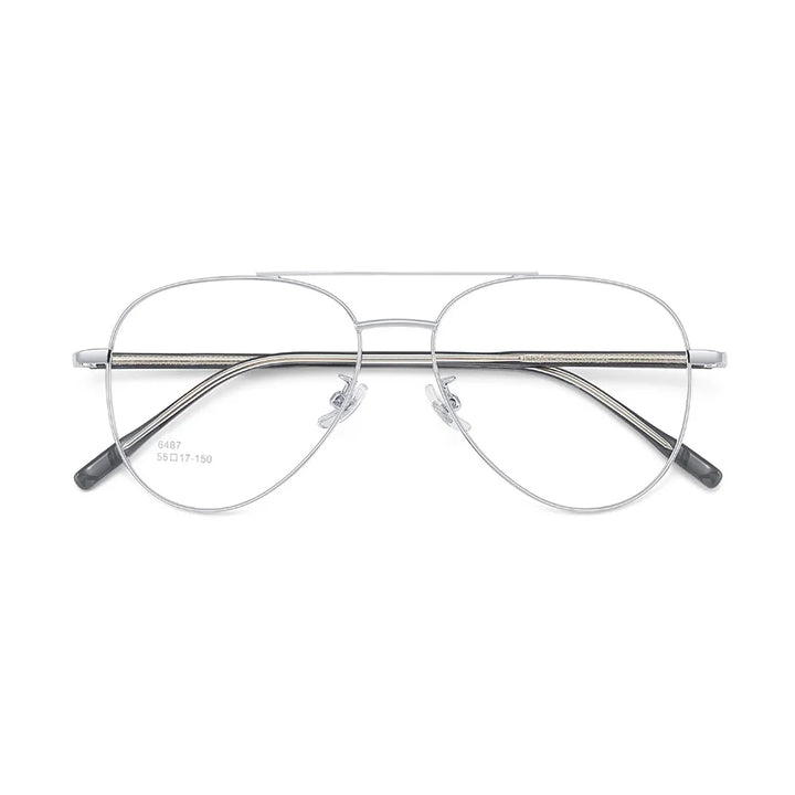 Gmei Optical 6487 men's full rim titanium alloy prescription eyeglasses — view 5