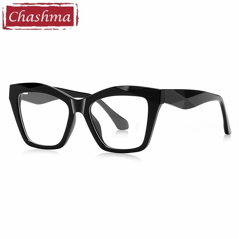 Chashma Ochki Women's Full Rim Square Cat Eye Tr 90 Eyeglasses 881081