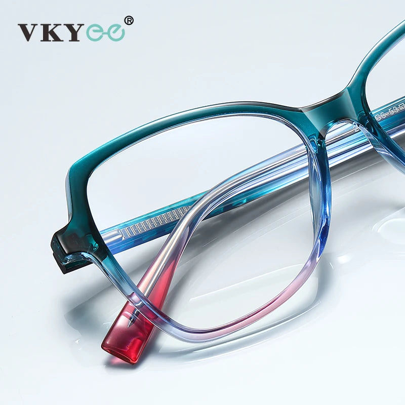 Vicky Women's Full Rim Large Butterfly Tr 90 Titanium Reading Glasses 2137 Reading Glasses Vicky   