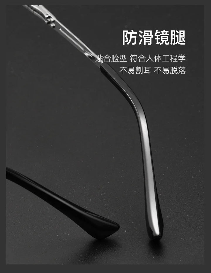 Gmei Optical 3828J unisex square alloy prescription eyeglasses — view 4