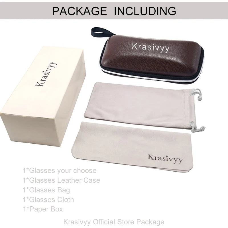 Krasivyy Unisex Round Titanium Prescription Eyeglasses with Clip-On ARLT5976 - view 6