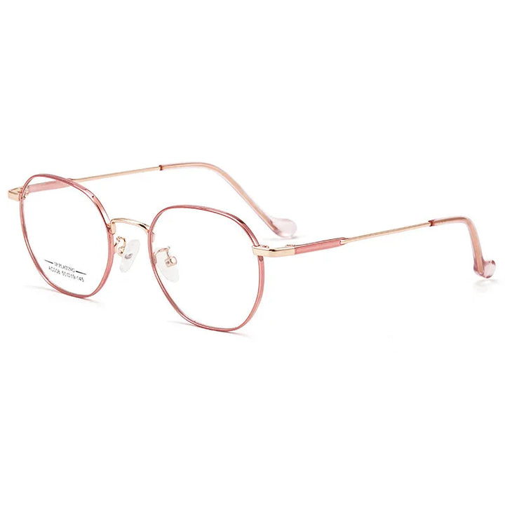 CCspace Women's Full Rim Round Alloy Reading Glasses 802708