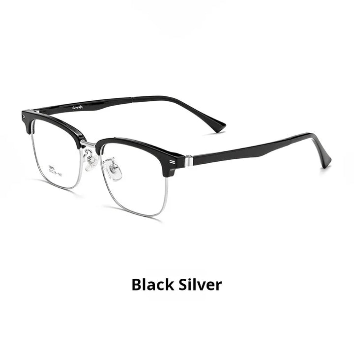 Xbora Women's Full Rim Oval Square Alloy Tr 90 Eyeglasses 216414