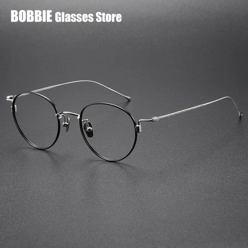 Bobblie Women's Full Rim Oval Round Titanium Eyeglasses 728564