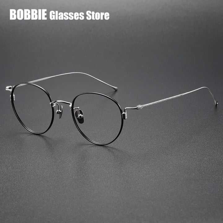 Bobblie Women's Full Rim Oval Round Titanium Eyeglasses 728564