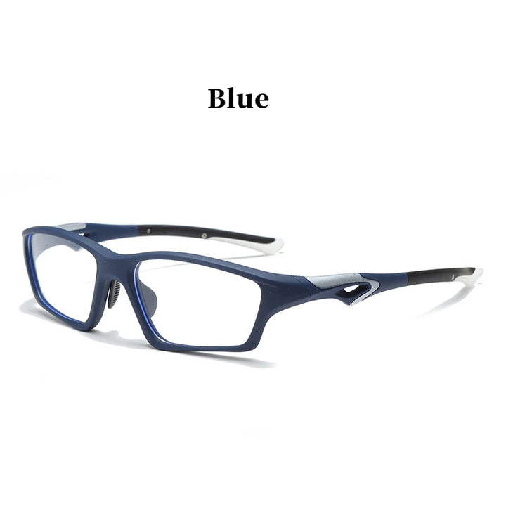 Kocolior Unisex Full Rim Rectangle Tr 90 Sport Eyeglasses 81278 Full Rim Kocolior Blue  