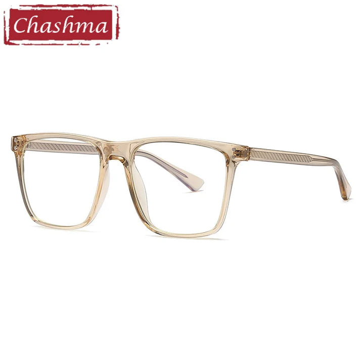 Chashma Ottica Unisex Full Rim Square Tr 90 Titanium Eyeglasses 742023