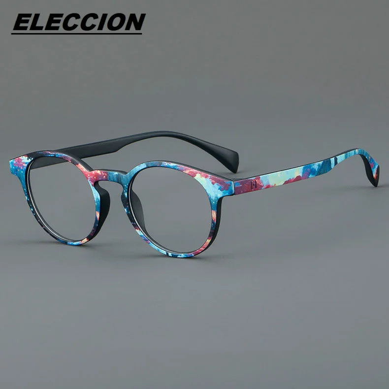 Eleccion Women's Full Rim Round Tr 90 Eyeglasses 8802 Full Rim Eleccion C 4 CHINA