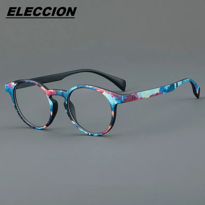 Eleccion Women's Full Rim Round Tr 90 Eyeglasses 8802 Full Rim Eleccion C 4 CHINA