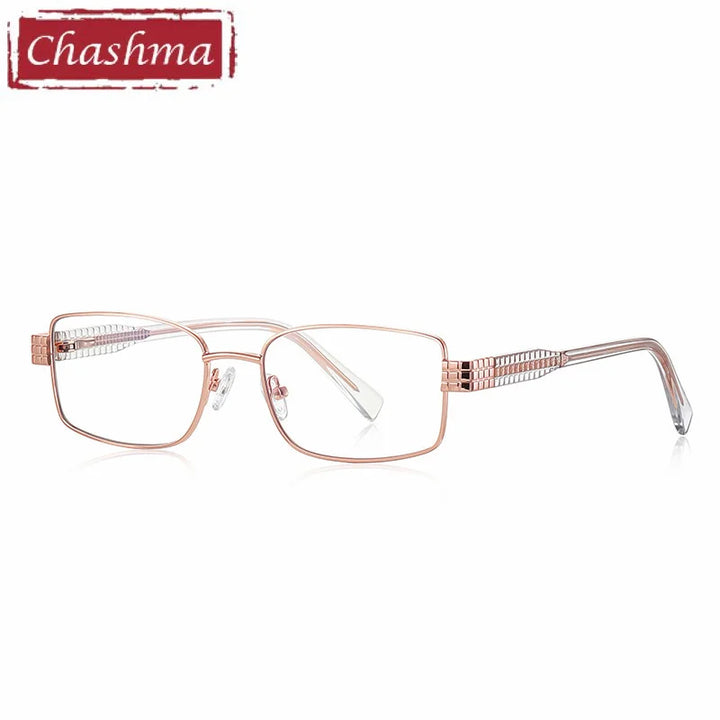 Chashma Ochki Women's Full Rim Square Tr 90 Alloy Eyeglasses 883163