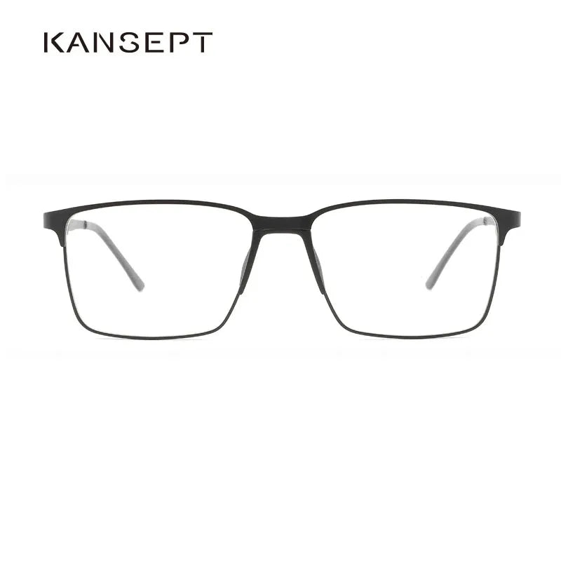 Kansept Men's Full Rim Square Alloy Eyeglasses P8501 Full Rim Kansept   