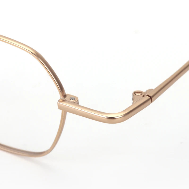 Muzz 19 men's small rectangle alloy prescription eyeglasses — view 8