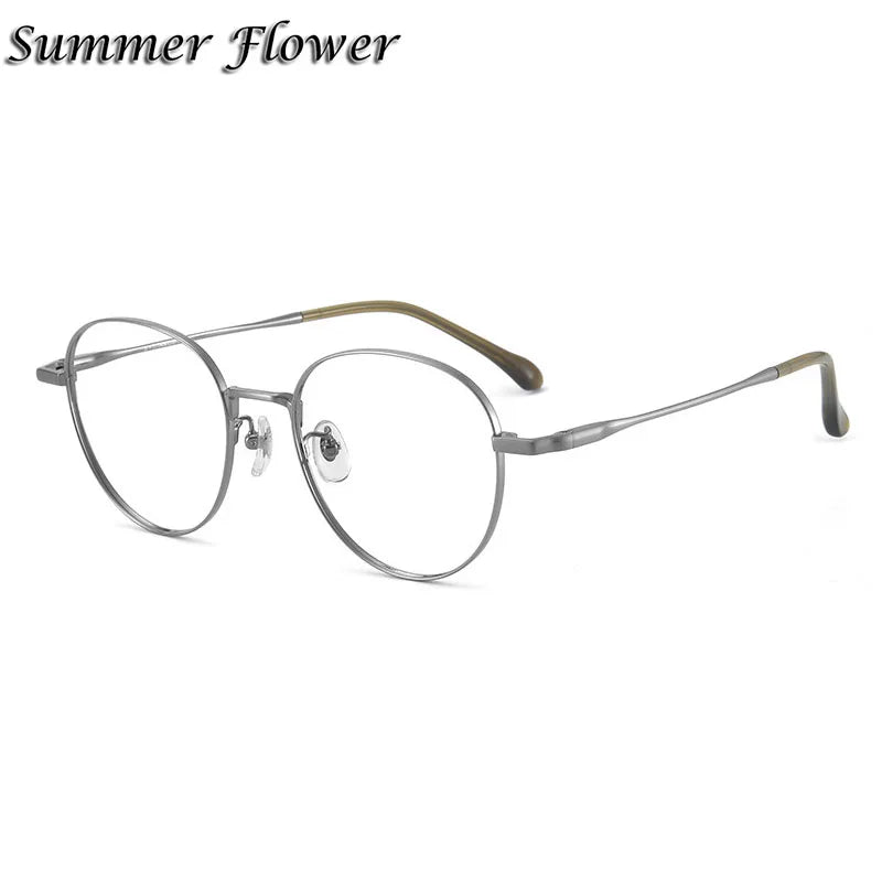 Chashma Women's Full Rim Oval Round Titanium Eyeglasses 61027