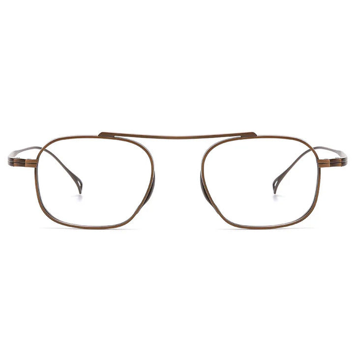 Vicky Unisex Full Rim Square Titanium Reading Glasses 49501