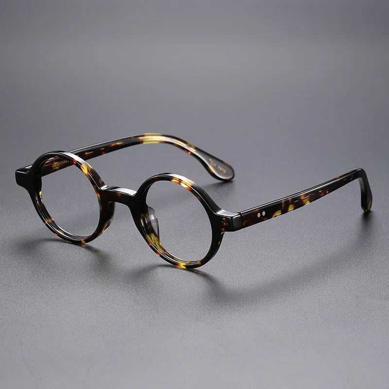 Yimaruili Women's Full Rim Round Acetate Eyeglasses 56002