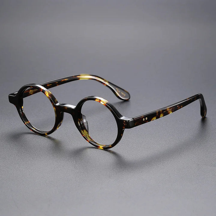 Yimaruili Women's Full Rim Round Acetate Eyeglasses 56002