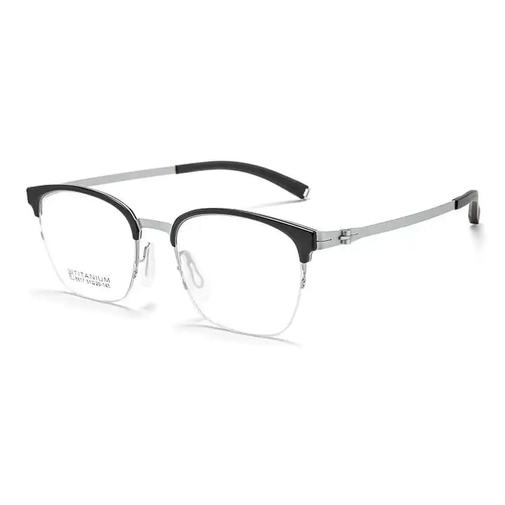 Summer Flower Women's Full Rim Round Square Steel Eyeglasses 88174