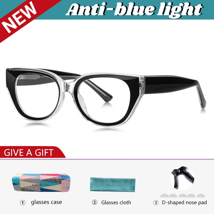 Vicky Unisex Full Rim Oval Tr 90 Titanium Reading Glasses 97020