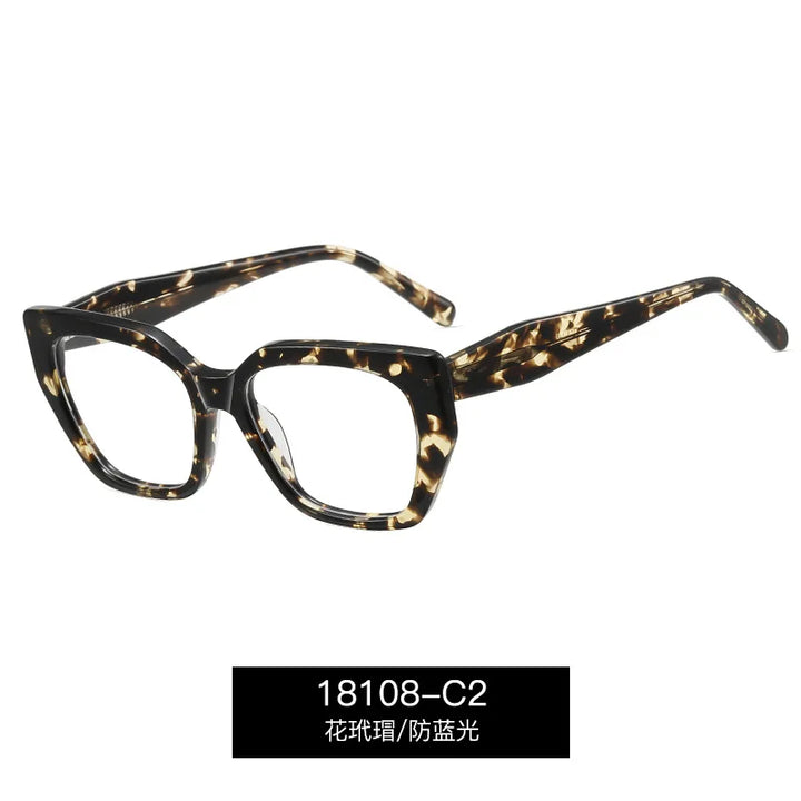 Reven Jate 18108 women's cat eye acetate prescription eyeglasses — view 7