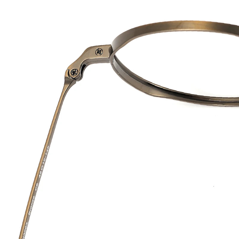 Muzz 3003 unisex round pure titanium prescription eyeglasses — view 9