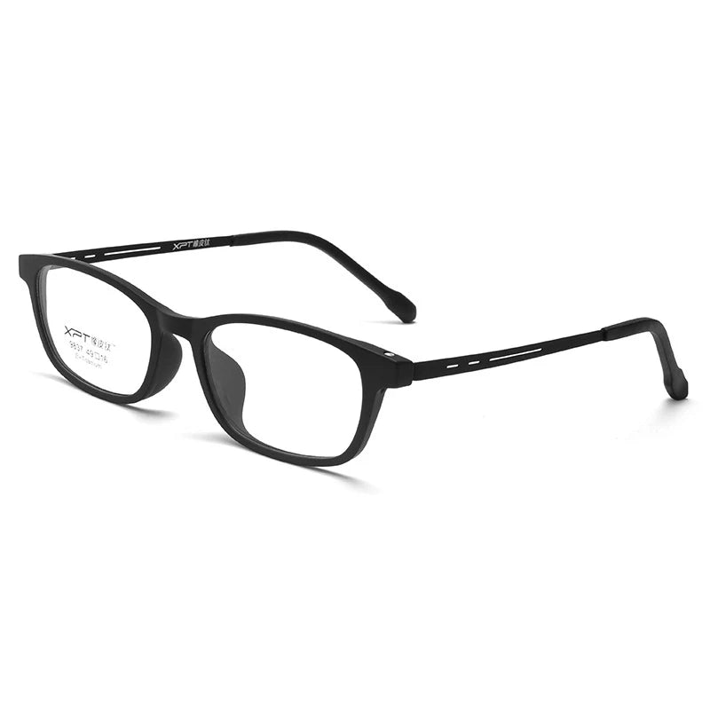 Yimaruili Unisex Full Rim Square TR-90 Titanium Eyeglasses 9837XP — view 6 | Yimaruili at FuzWeb