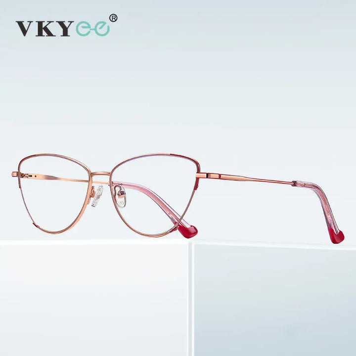 Vicky Women's Full Rim Tr 90 Titanium Cat Eye Square Reading Glasses 3030 Reading Glasses Vicky   