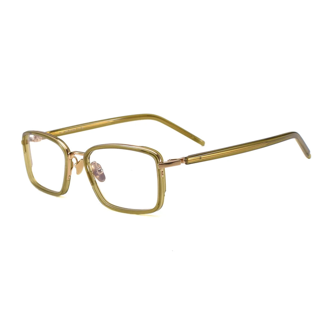 Blackmask Unisex Full Rim Square Acetate Eyeglasses BM-M171