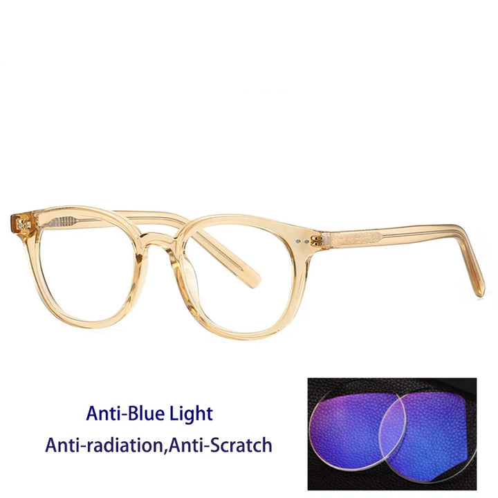 Kocolior Unisex Full Rim Oval Tr 90 Photochromic Reading Glasses 28005