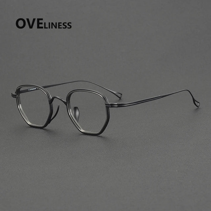 Oveliness Unisex Full Rim Square Titanium Eyeglasses 641235