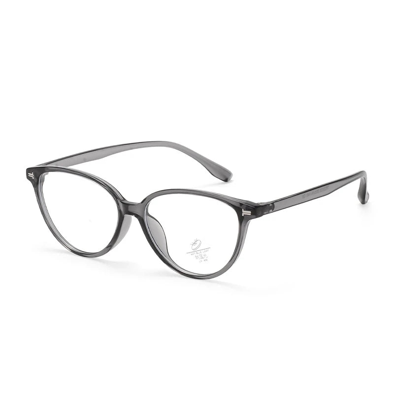 Yimaruili Women's Full Rim Oval Cat Eye Tr 90 Alloy Eyeglasses 323132