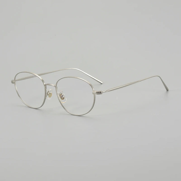 Aror Unisex Full Rim Oval Round Titanium Eyeglasses 53139