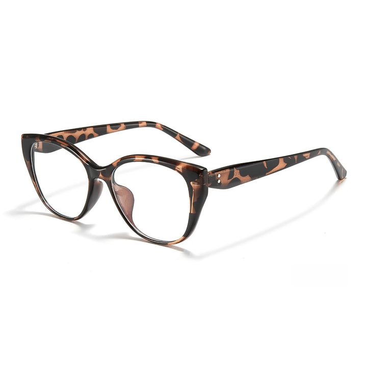 Yimaruili Women's Full Rim Cat Eye Tr 90 Titanium Eyeglasses 81132