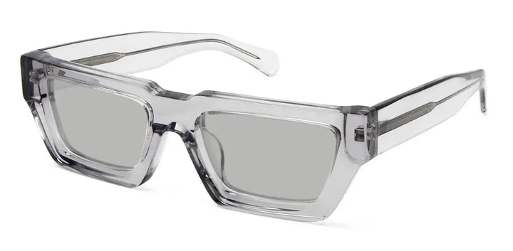 Esnbie 240101 Unisex Full Rim Brow Line Square Acetate Sunglasses Esnbie