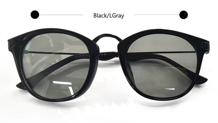 Esnbie Unisex Full Rim Oval Square Tr 90 Alloy Sunglasses 242061