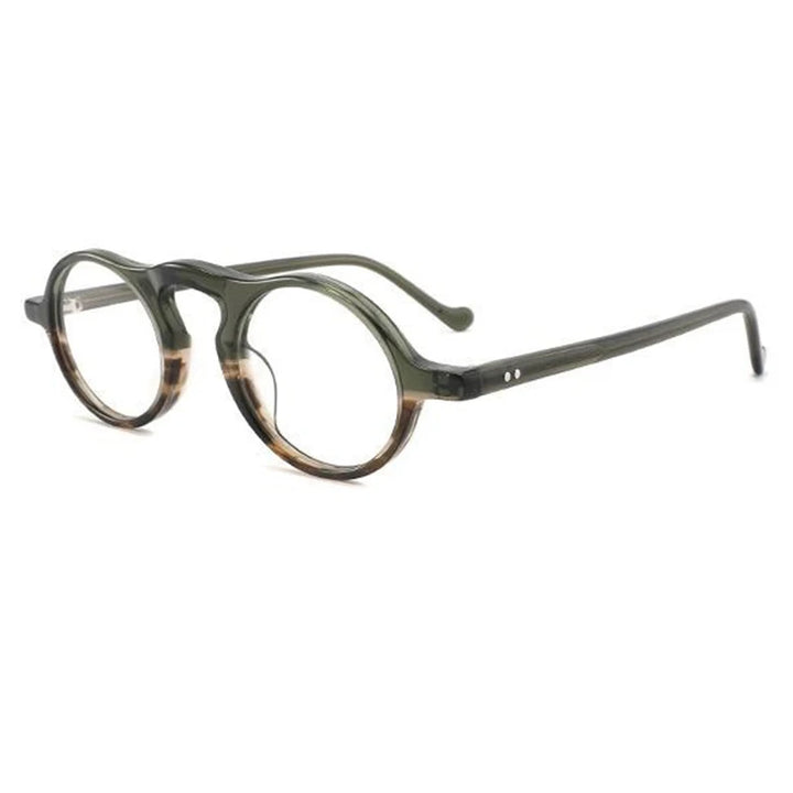 CCspace Unisex Full Rim Oval Acetate Eyeglasses 300316 Full Rim CCSpace Green  