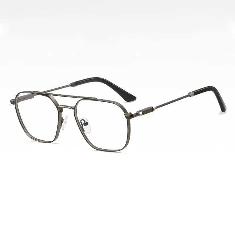 Ralferty Women's Full Rim Square Alloy Double Briddge Eyeglasses 891766