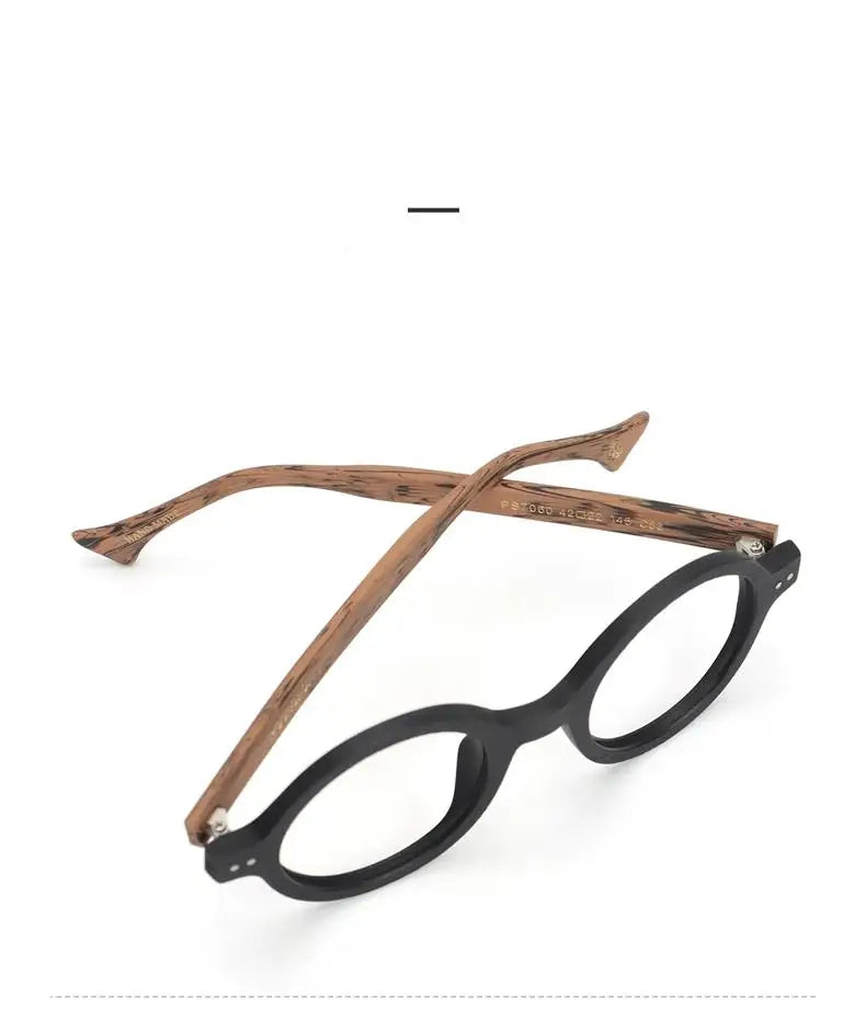 Hdcrafter PS7060 unisex round acetate prescription eyeglasses — view 6