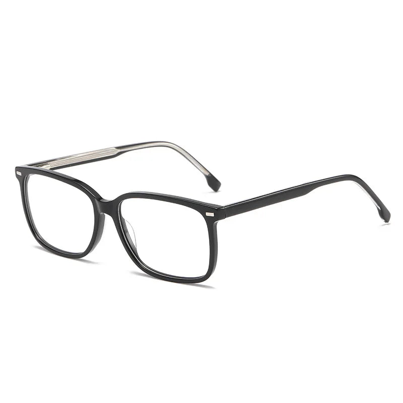 Momoja Unisex Full Rim Square Acetate Eyeglasses 71817