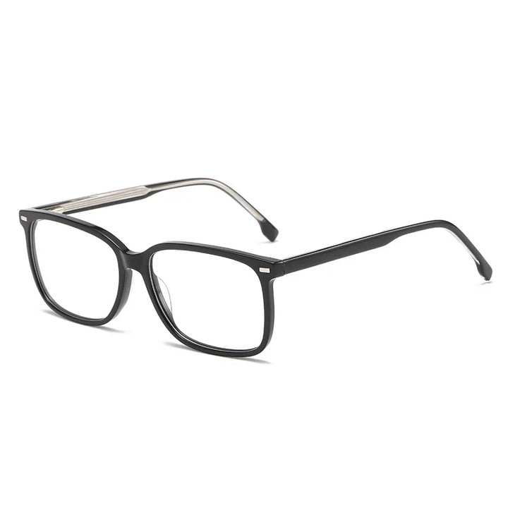 Momoja Unisex Full Rim Square Acetate Eyeglasses 71817