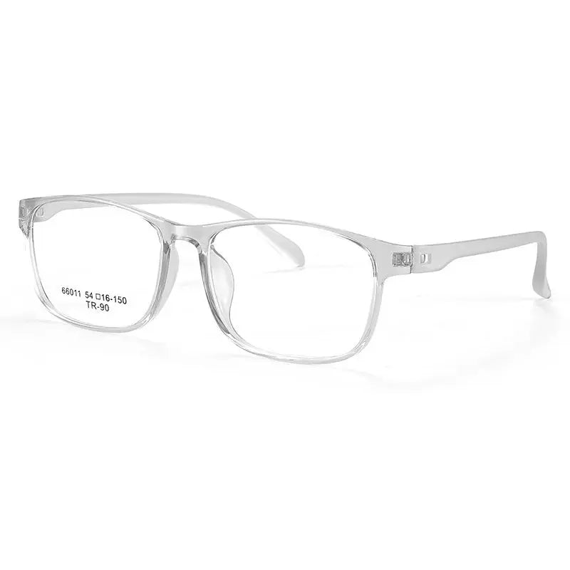 Gatenac Unisex Full Rim Square Tr 90 Titanium Eyeglasses 966011 FuzWeb